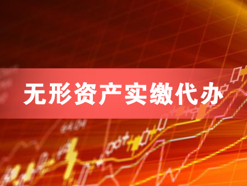 蚌埠无形资产实缴资本代办